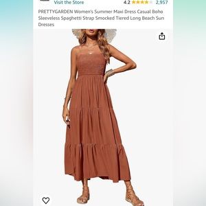 Maxi casual boho dress
